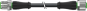 M12 male 0° / M12 female 0° A-cod.